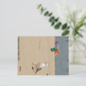 Beach Birdie Postkarte (Stehend Vorderseite)