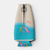 Beach Birthday Flaschenkühler (Rückseite)