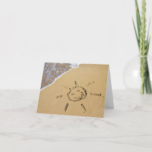 Beach Birthday Greeting Card Karte