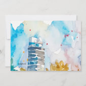 Beach Birthday Party Einladung (Rückseite)