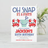 Beach Birthday Party Invitation Einladung (Stehend Vorderseite)