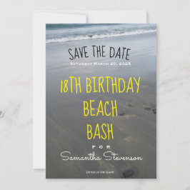 Beach Birthday Party jedes Jahr Bash Einladung