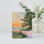 Beach Bistro Postkarte (Stehend Vorderseite)