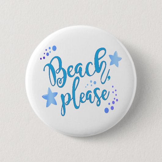 Beach bitte button (Vorderseite)