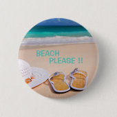 Beach bitte button (Vorderseite)