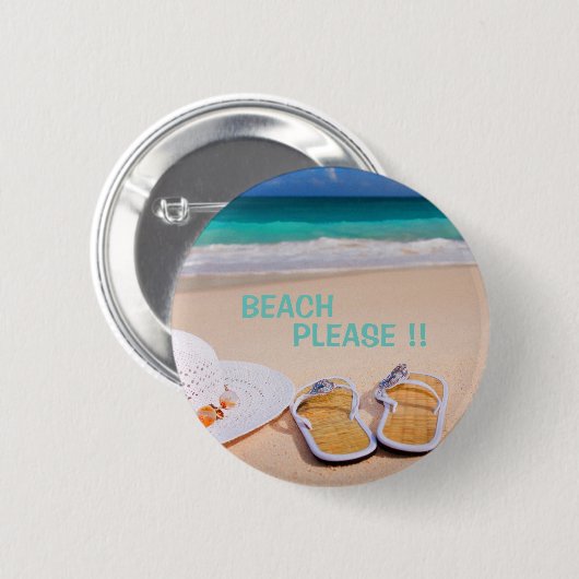 Beach bitte button (Vorne & Hinten)