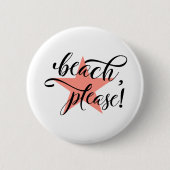 Beach bitte button (Vorderseite)