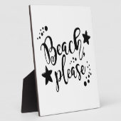 Beach bitte fotoplatte (Seite)