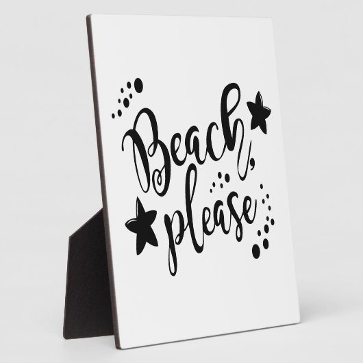 Beach bitte fotoplatte (Seite)