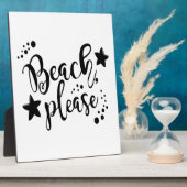 Beach bitte fotoplatte (Seite)