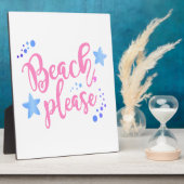 Beach bitte fotoplatte (Seite)