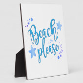 Beach bitte fotoplatte (Seite)