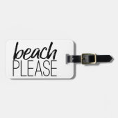 Beach bitte gepäckanhänger (Vorderseite horizontal)