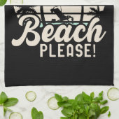 Beach bitte geschirrtuch (Gefaltet)