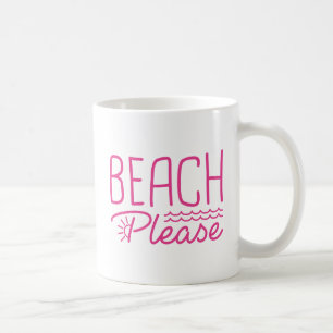 Beach bitte kaffeetasse