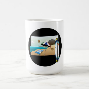 Beach bitte kaffeetasse