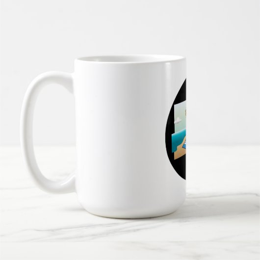 Beach bitte kaffeetasse (Links)