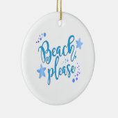Beach bitte keramik ornament (Rechts)