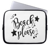 Beach bitte laptopschutzhülle (Vorderseite)