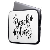Beach bitte laptopschutzhülle (Vorderseite Links)