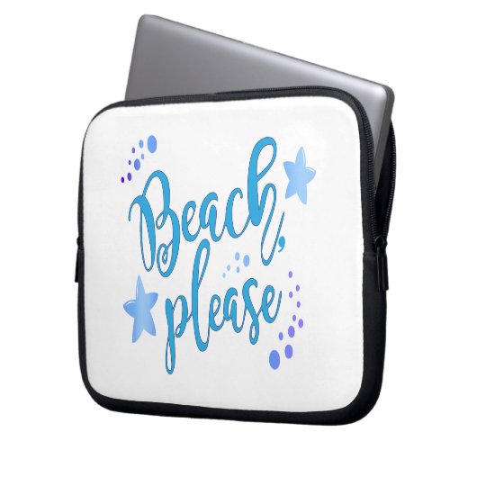 Beach bitte laptopschutzhülle (Vorderseite Links)