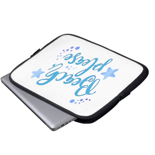 Beach bitte laptopschutzhülle (Vorne Knopf)