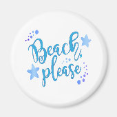 Beach bitte magnet (Vorne)