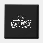 Beach bitte magnet (Vorne)