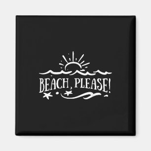 Beach bitte magnet