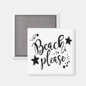 Beach bitte magnet (Vorderseite/Rückseite)