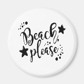 Beach bitte magnet (Vorne)