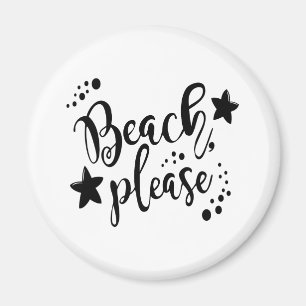 Beach bitte magnet