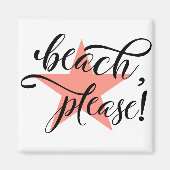Beach bitte magnet (Vorne)