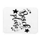 Beach bitte magnet (Horizontal)