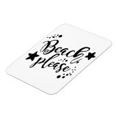 Beach bitte magnet (Linke Seite)