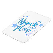 Beach bitte magnet (Linke Seite)