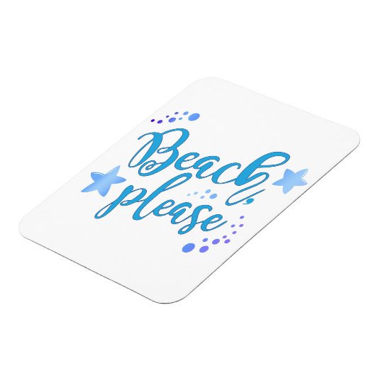 Beach bitte magnet (Linke Seite)