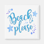 Beach bitte magnet (Vorne)