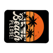 Beach bitte magnet (Horizontal)