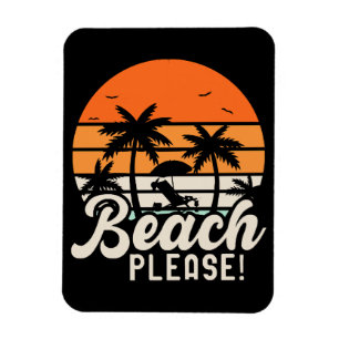Beach bitte magnet