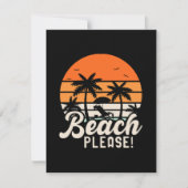 Beach bitte mitteilungskarte (Vorderseite)