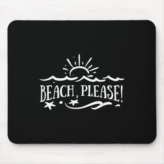 Beach bitte mousepad (Vorne)
