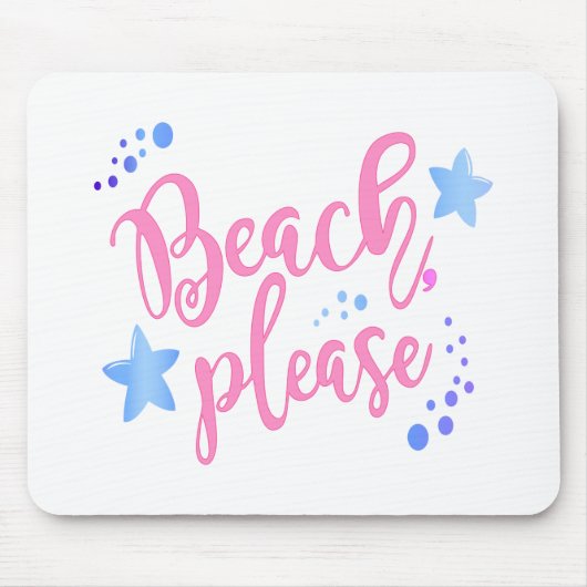 Beach bitte mousepad (Vorne)