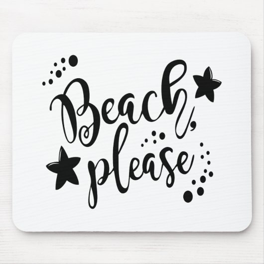 Beach bitte mousepad (Vorne)