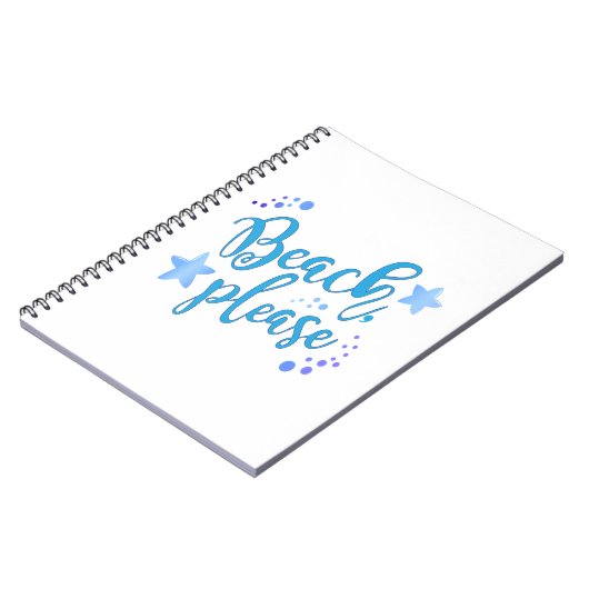 Beach bitte notizblock (Linke Seite)