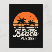 Beach bitte postkarte (Vorderseite)