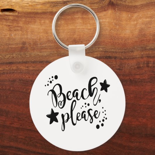 Beach bitte schlüsselanhänger (Vorderseite)