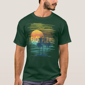 Beach Bitte Shirt Tropical Hawaiian Summer Vibes 