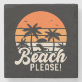 Beach bitte steinuntersetzer (Vorderseite)