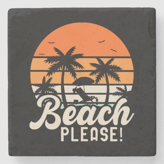 Beach bitte steinuntersetzer (Vorderseite)